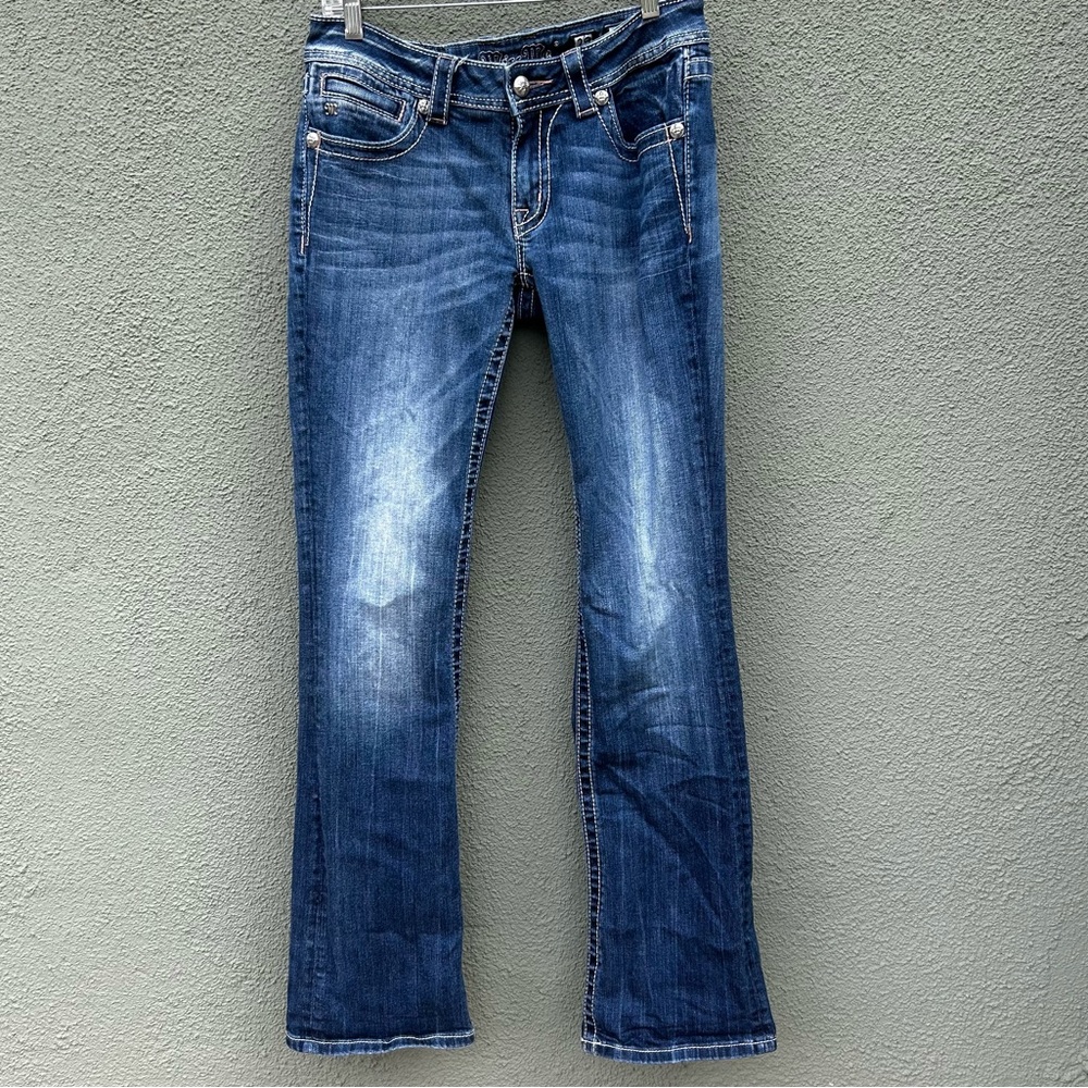 Miss Me Bootcut Jeans | Sequins & Rhinestones | Size 29 x 34